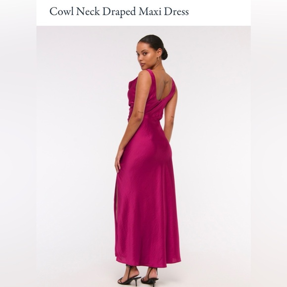 Abercrombie and Fit Cowl Neck Drape Dress - Picture 2 of 9